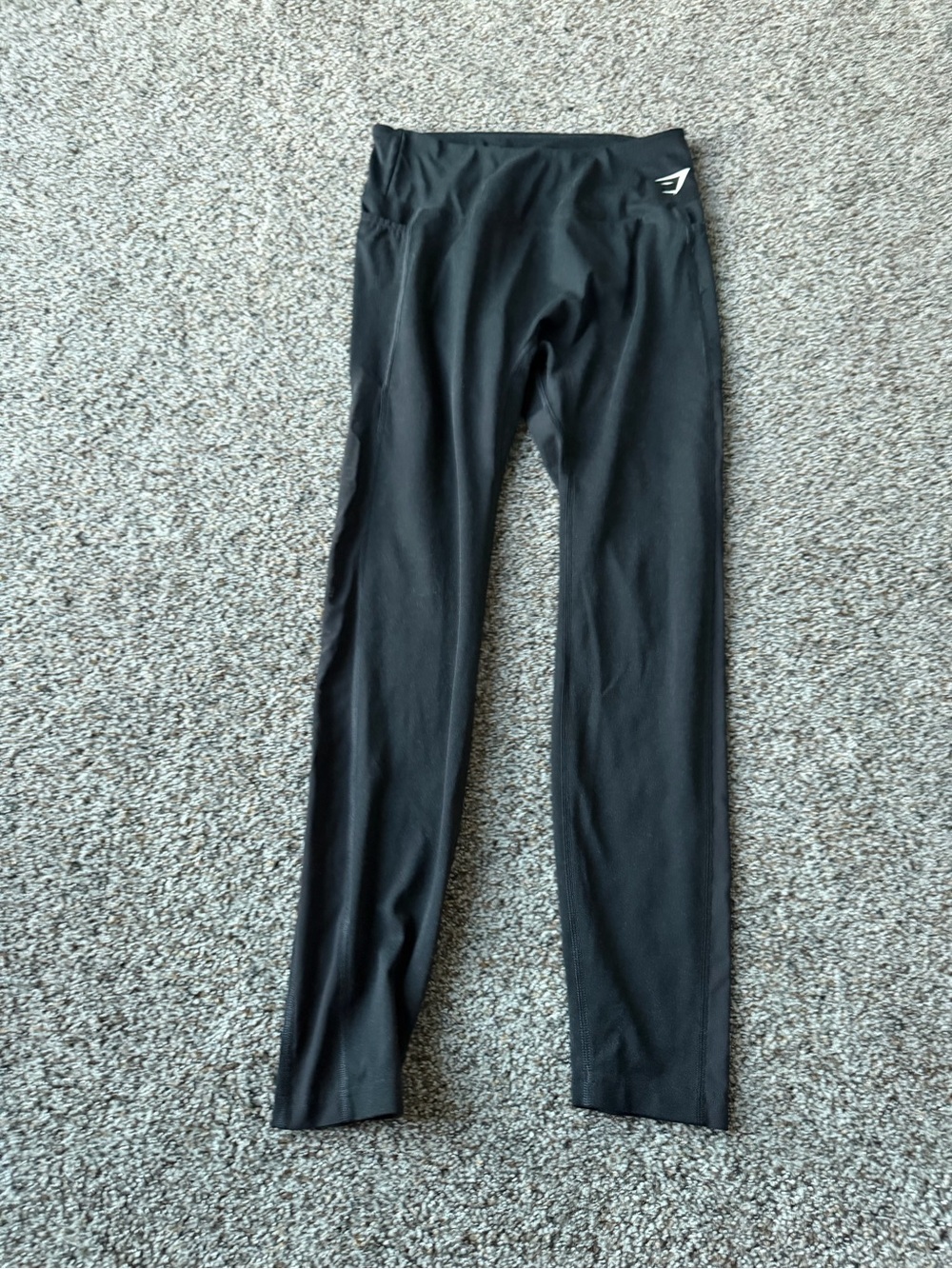 Gymshark Training Mesh Pocket Leggings XL Black High Rise B1A1S Workout